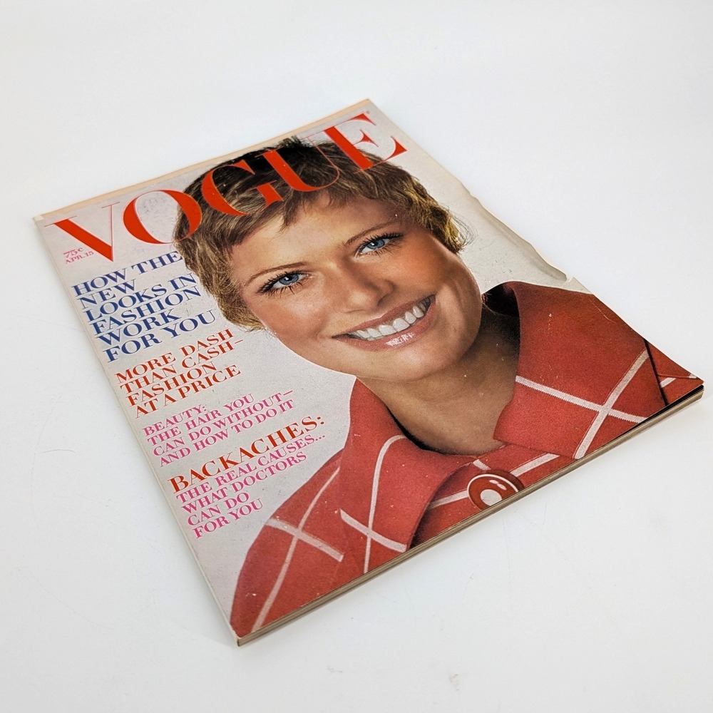 Vogue Magazine April 15 1970 Vintage Fashion Photography 70s Susanne Schoneborn